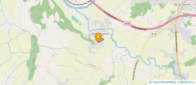 localisation de l'entreprise MAISON DE L'EVEQUE  OZENX-MONTESTRUCQ