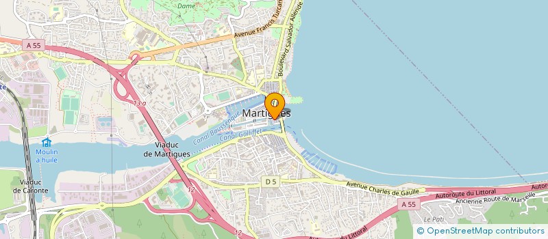 localisation de l'entreprise MAISON DE L'HOSPITALITE à MARTIGUES