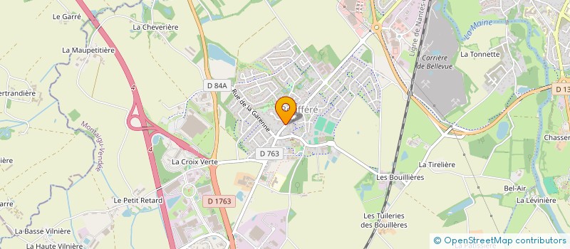 localisation de l'entreprise MAISON DE L'IMMO  MONTAIGU-VENDEE