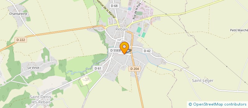 localisation de l'entreprise MAISON DE L'IMPRIMERIE  REBAIS