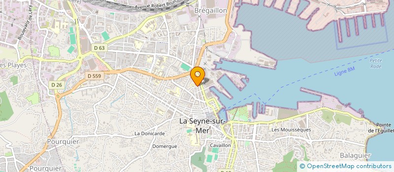 localisation de l'entreprise MAISON DE LA BEAUTE à LA SEYNE-SUR-MER