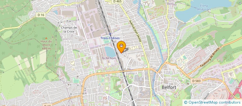 localisation de l'entreprise MAISON DE LA BIBLE BELFORT  BELFORT