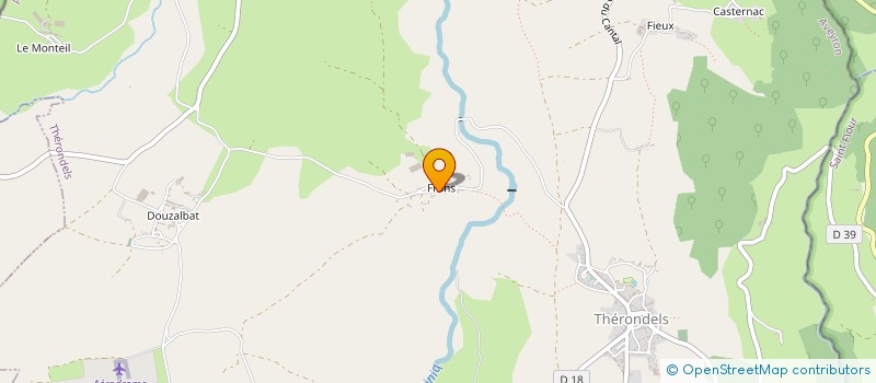 localisation de l'entreprise MAISON DE LA BONNE VIE  THERONDELS