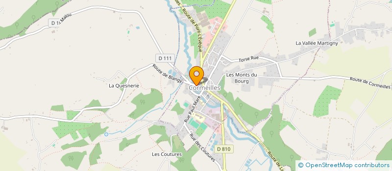 localisation de l'entreprise MAISON DE LA CALONNE  CORMEILLES