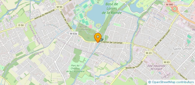 localisation de l'entreprise MAISON DE LA CARROSSERIE  TOURNEFEUILLE