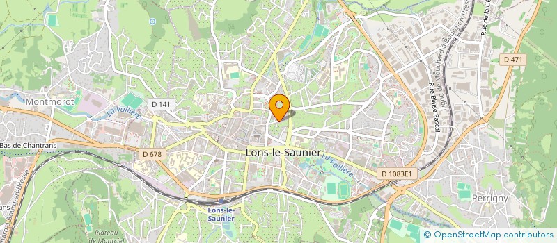 localisation de l'entreprise MAISON DE LA CREATION à LONS-LE-SAUNIER