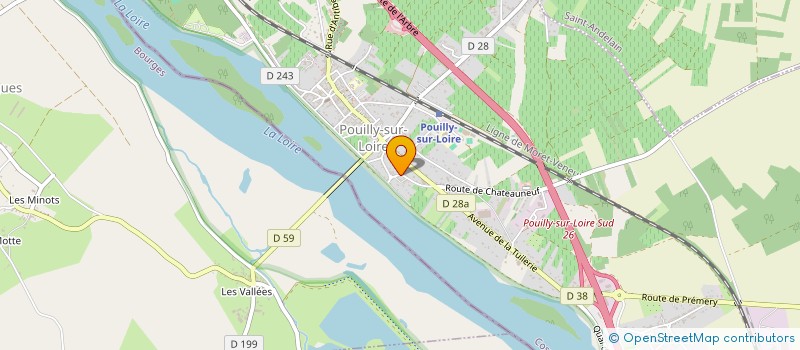 localisation de l'entreprise MAISON DE LA CULTURE  POUILLY-SUR-LOIRE