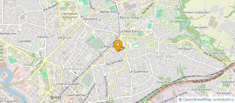 localisation de l'entreprise MAISON DE LA DANSE EN FINISTERE à BREST