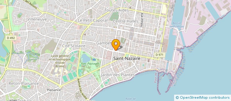 localisation de l'entreprise MAISON DE LA DOUCEUR à SAINT-NAZAIRE