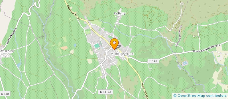 localisation de l'entreprise MAISON DE LA DYSSE  MONTPEYROUX