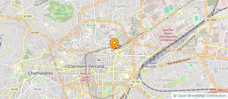 localisation de l'entreprise MAISON DE LA FAMILLE  CLERMONT-FERRAND