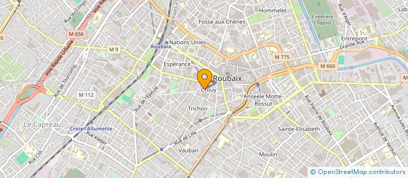 localisation de l'entreprise MAISON DE LA FAMILLE  ROUBAIX