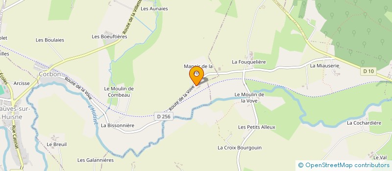 localisation de l'entreprise MAISON DE LA FORET DE LA VOVE à CORBON