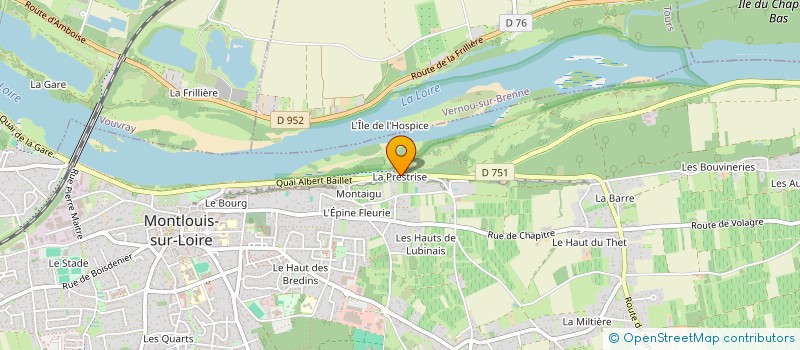 localisation de l'entreprise MAISON DE LA LOIRE D'INDRE ET LOIRE  MONTLOUIS-SUR-LOIRE