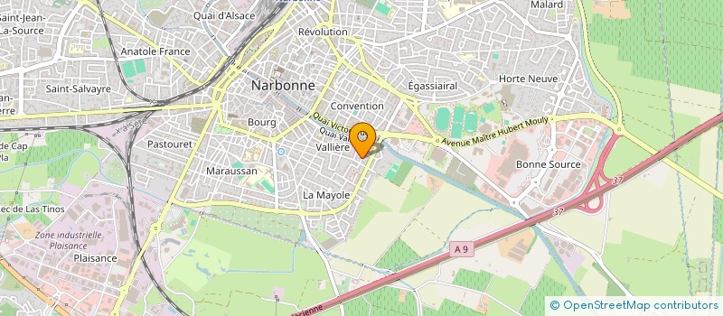 localisation de l'entreprise MAISON DE LA MEDIATION ET DE L'ARBITRAGE DE L'AUDE à NARBONNE