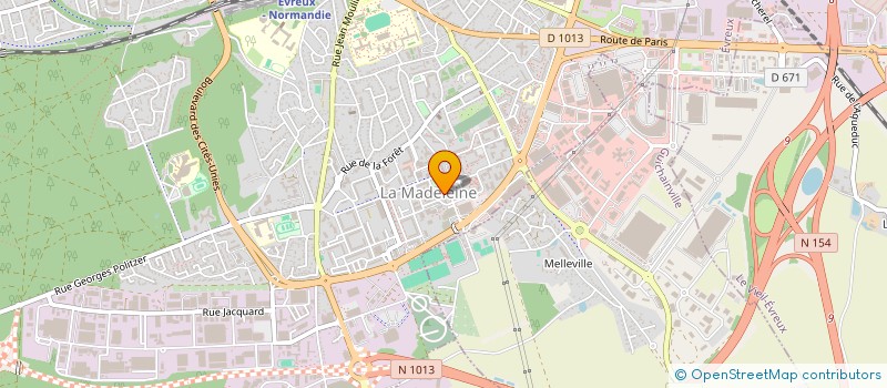 localisation de l'entreprise MAISON DE LA MEDIATION ET DES DROITS à EVREUX