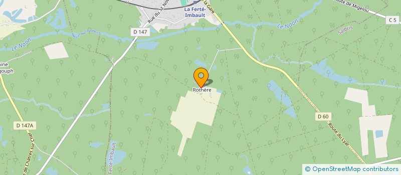 localisation de l'entreprise MAISON DE LA MISERICORDE DIVINE  LA FERTE-IMBAULT