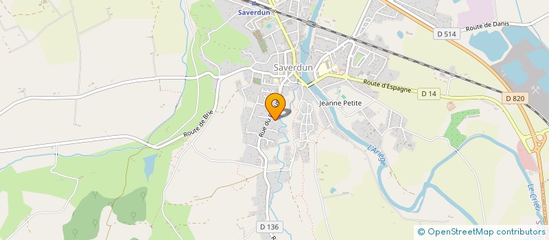 localisation de l'entreprise MAISON DE LA MONTAGNE à SAVERDUN