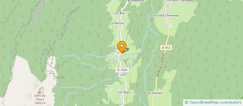 localisation de l'entreprise MAISON DE LA MONTAGNE DE CHARTREUSE à SAINT PIERRE D'ENTREMONT
