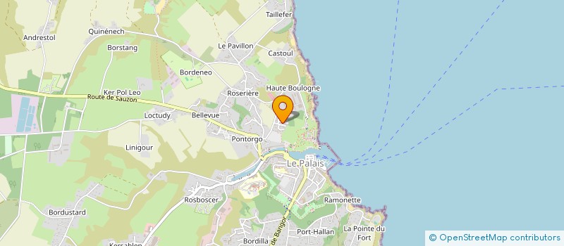 localisation de l'entreprise MAISON DE LA NATURE DE BELLE-ILE-EN-MER à LE PALAIS