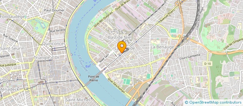 localisation de l'entreprise MAISON DE LA NUTRITION DIABETE ET COEUR à BORDEAUX