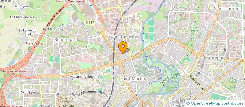 localisation de l'entreprise MAISON DE LA NUTRITION ET DU DIABETE  RENNES