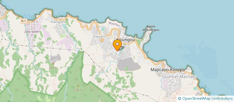 localisation de l'entreprise MAISON DE LA PAIX-LA COLOMBE à MAMOUDZOU