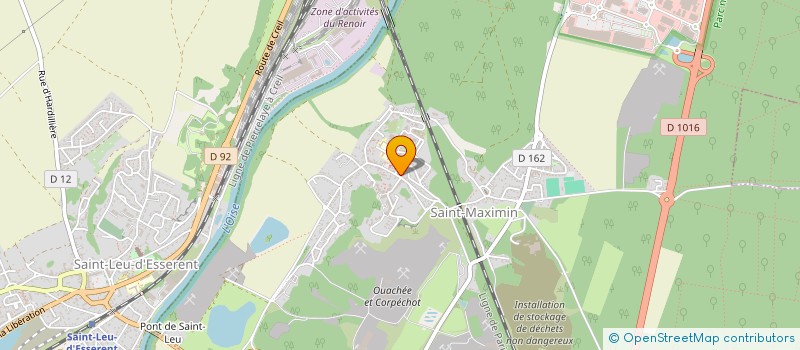 localisation de l'entreprise MAISON DE LA PIERRE DU SUD DE L OISE  SAINT-MAXIMIN