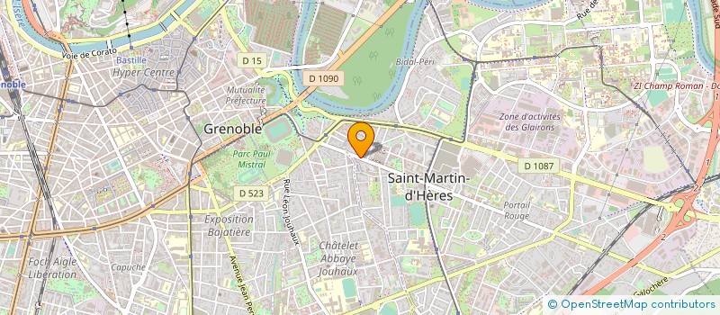 localisation de l'entreprise MAISON DE LA POESIE RHONE ALPES à SAINT-MARTIN-D'HERES