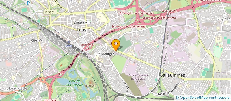 localisation de l'entreprise MAISON DE LA POLONIA  SALLAUMINES