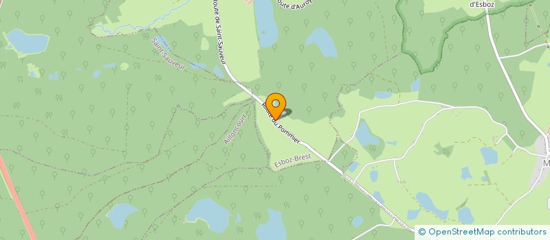 localisation de l'entreprise MAISON DE LA PRAIRIE  ESBOZ-BREST