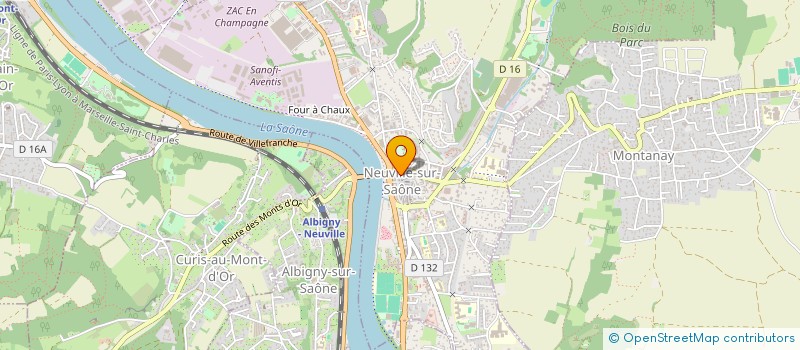 localisation de l'entreprise MAISON DE LA PRESSE JERI à NEUVILLE-SUR-SAONE