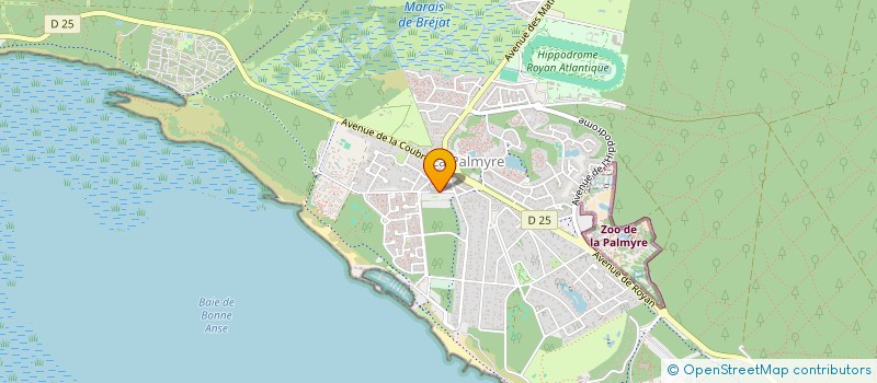localisation de l'entreprise MAISON DE LA PRESSE LA PALMYRE à LES MATHES