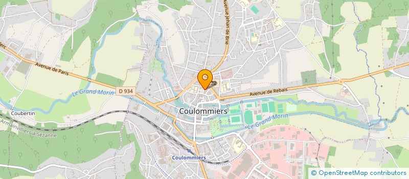 localisation de l'entreprise MAISON DE LA PRESSE LES DEUX MUSES à COULOMMIERS