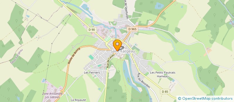 localisation de l'entreprise MAISON DE LA PRESSE LIBRAIRIE LILI à SAINT-FARGEAU