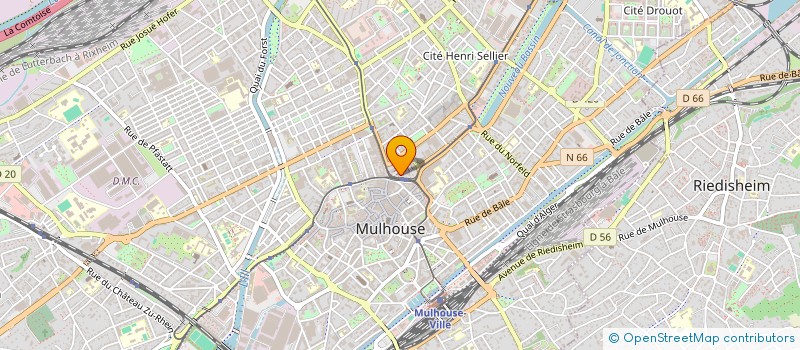 localisation de l'entreprise MAISON DE LA PRESSE-PORTE JEUNE à MULHOUSE