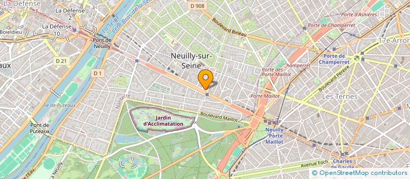 localisation de l'entreprise MAISON DE LA PROTHESE AUDITIVE à NEUILLY-SUR-SEINE