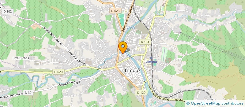 localisation de l'entreprise MAISON DE LA RIVIERE  LIMOUX