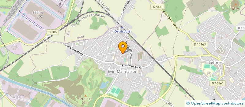 localisation de l'entreprise MAISON DE LA SAGESSE  EVIN-MALMAISON