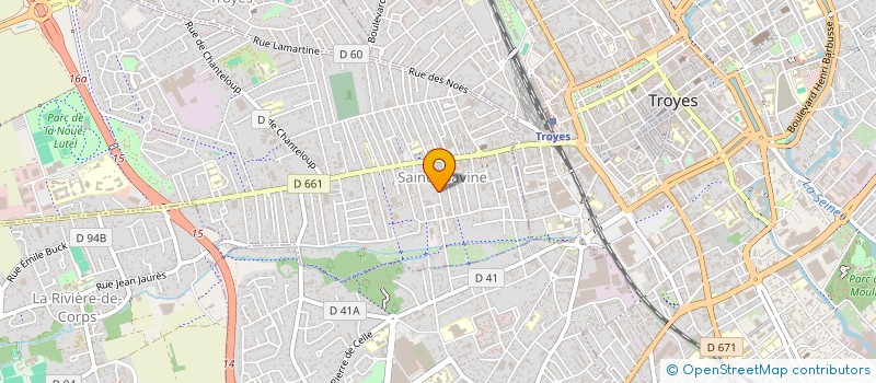 localisation de l'entreprise MAISON DE LA SCIENCE  SAINTE-SAVINE