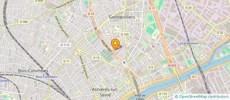 localisation de l'entreprise MAISON DE LA SOLIDARITE à GENNEVILLIERS