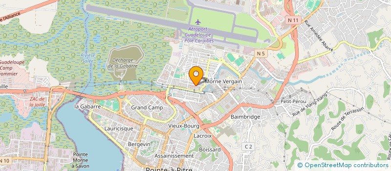 localisation de l'entreprise MAISON DE LA SOLIDARITE ET DE L'INSERTION à LES ABYMES