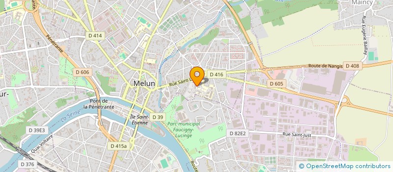 localisation de l'entreprise MAISON DE LA TENDANCE à MELUN