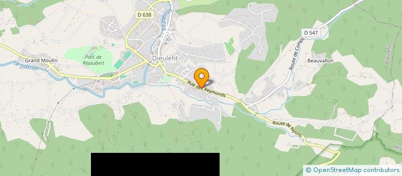 localisation de l'entreprise MAISON DE LA TERRE à DIEULEFIT