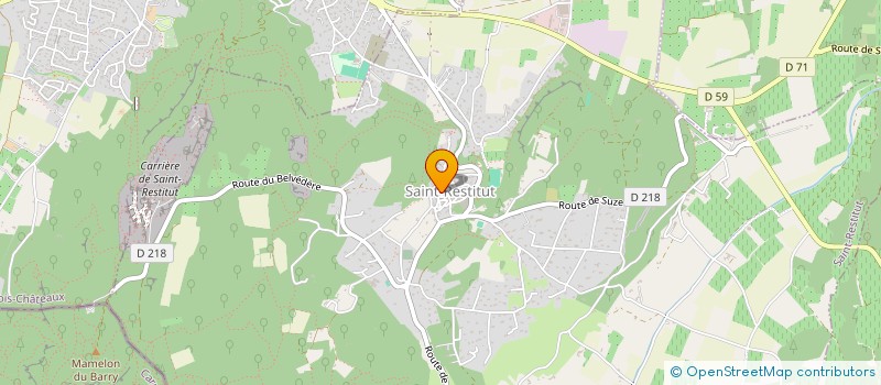 localisation de l'entreprise MAISON DE LA TOUR  SAINT-RESTITUT