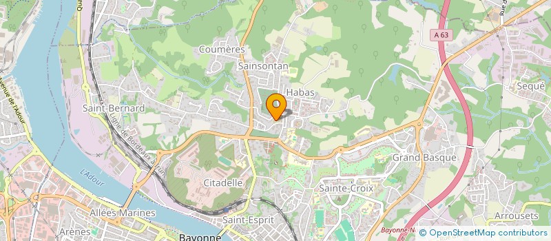 localisation de l'entreprise MAISON DE LA VIE CITOYENNE DE ST ETIENNE à BAYONNE