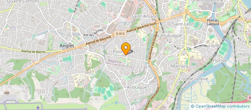 localisation de l'entreprise MAISON DE LA VIE CITOYENNE POLO-BEYRIS à BAYONNE