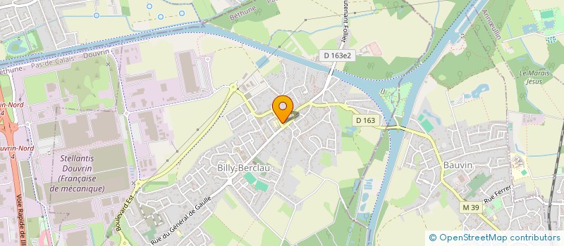 localisation de l'entreprise MAISON DE LA VIE ECOCITOYENNE  BILLY-BERCLAU