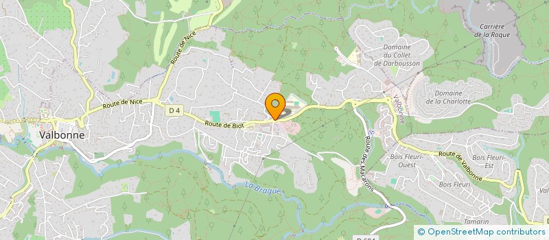 localisation de l'entreprise MAISON DE LA VIE LYCEENNE à VALBONNE