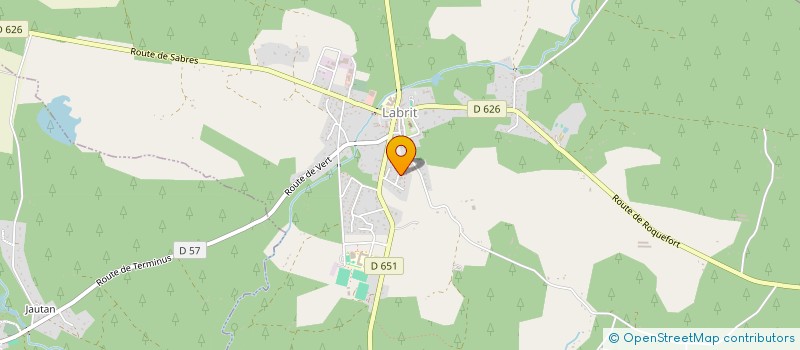 localisation de l'entreprise MAISON DE LABRIT  LABRIT